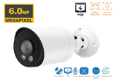 6MP IP Indoor/Outdoor Human/Vehicle Detect Infrared Bullet Security Camera with 2.8mm Fixed Lens